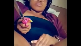 Ebony Wet Pussy #Female  Masturbation